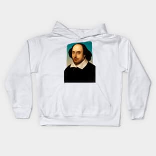 Famous Playwright William Shakespeare illustration Kids Hoodie